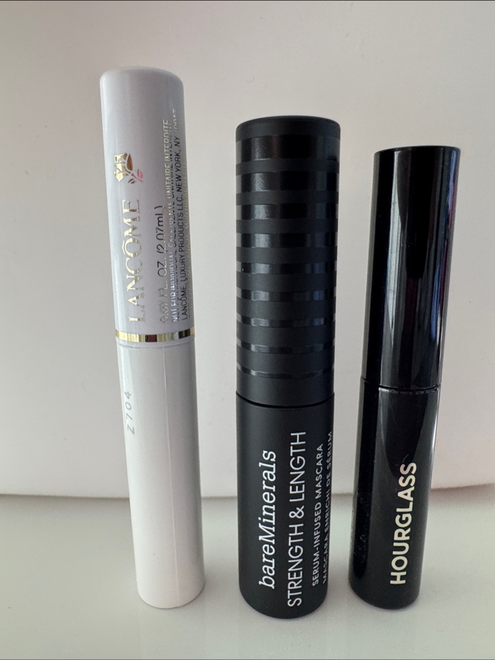 Mini Mascara Bundle! bareMinerals, Lancôme, hourglass